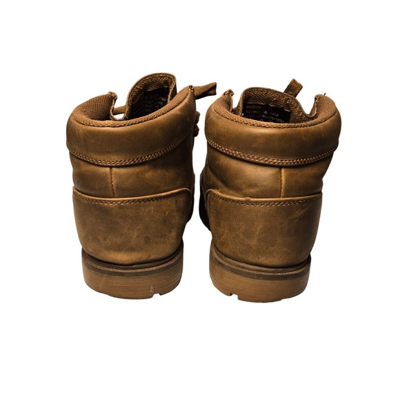 Lugz Men's Chukka Boots Brown Faux Leather Lace Up Ankle Boots Size 13 - Picture 8 of 13